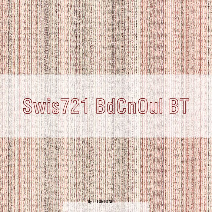 Swis721 BdCnOul BT example